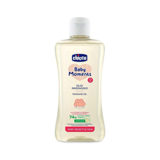 義大利Chicco 敏弱肌寶貝嬰兒潤膚按摩油/嬰兒油200ml