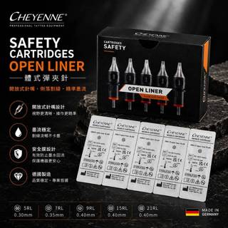 CHEYENNE SAFETY CARTRIDGES OPEN LINER 專業一體式彈夾針｜開放式割線針