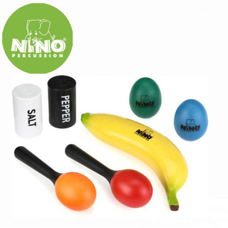 【MEINL SHOP】奧福樂器 NINO Percussion NINOSET13 兒童早教 7 件式沙鈴樂器套組