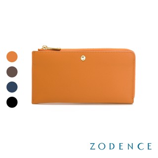 ZODENCE MINA進口真皮拉鍊長夾