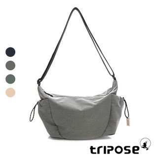 tripose MOVE微皺尼龍輕量雙側袋斜背包-大