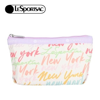 Lesportsac Small Sloan Cosmetic 小梯形化妝包 收納包 盥洗包 女包(紐約塗鴉風)