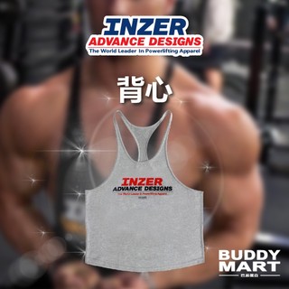 [INZER] 健身背心 肌肉背心 訓練吊嘎 Logo Tank Tops 運動背心 重訓 健美 健力