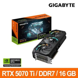 專案$46990 技嘉 RTX5070Ti GAMING OC 16G顯示卡 GV-N507TGAMING OC-16