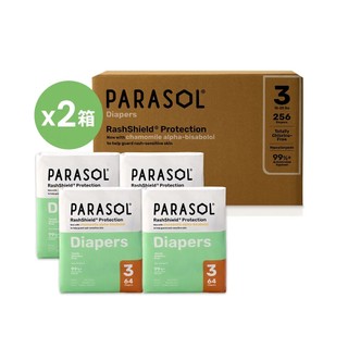 【贈濕巾4包】Parasol Clear + Dry 新科技水凝尿布(黏貼式)8包2箱購(多款可選)【麗兒採家】