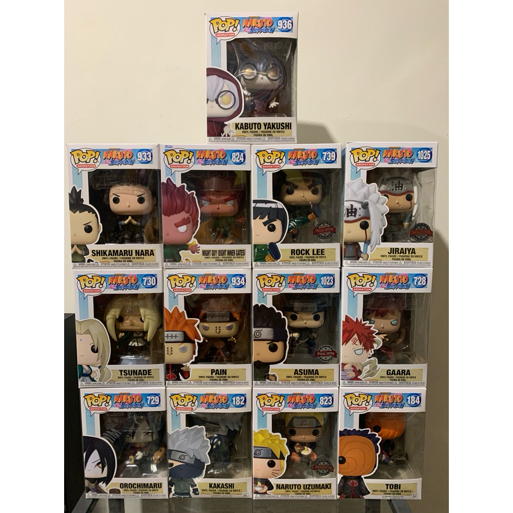 【全新品】FUNKO 火影忍者 鳴人 我愛羅 小李 夜凱 大蛇丸 卡卡西 自來也 綱手 藥師兜 佩恩