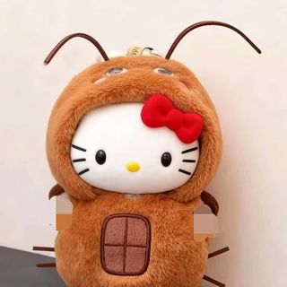 【台灣出貨】免運💕HelloKitty蟑螂 恐龍 kitty毛絨玩偶 鑰匙扣 禮品 包包掛件 禮物 交換禮物 KT周邊