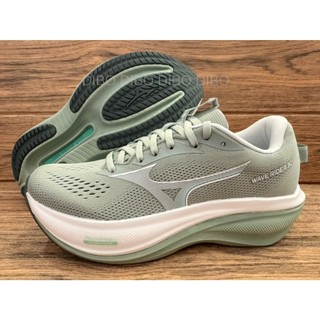 DIBO-Mizuno 美津濃 女生 慢跑鞋 WAVE RIDER 30 J1GW262076 淺草綠-女鞋