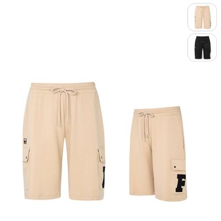 【FILA】中性 針織短褲-卡其 1SHZ-5407-KK