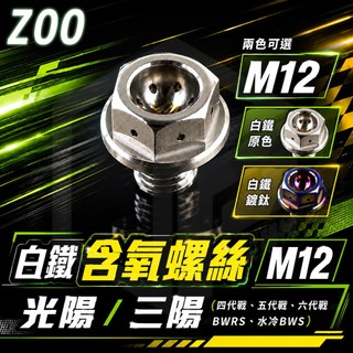 自由人 ZOO | 白鐵鍍鈦 含氧螺絲 含氧座螺絲 含氧 光陽 三陽 雷霆 JET 四代戰 G6 MANY