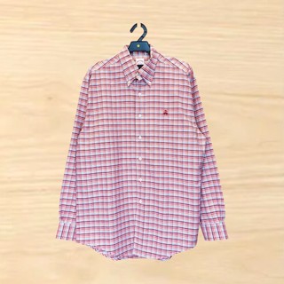 Brooks Brothers 暖色系格紋長袖襯衫 商品號 S260725147