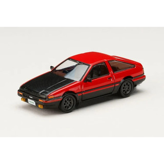 現貨 Hobby JAPAN 1/64 豐田 SPRINTER TRUNEO (AE86) GT-APEX 紅黑色-碳蓋