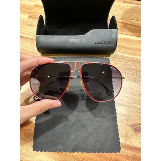 二手 Carrera 飛行太陽眼鏡 紅色金屬鏡框