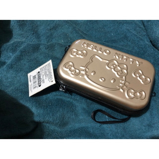 未拆標 KT Hello Kitty 硬殼包 化妝包 萬用包