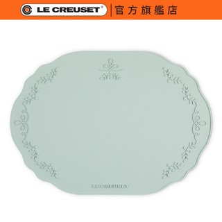 【Le Creuset】永恆花蕾系列 餐墊 悠然綠｜官方旗艦店