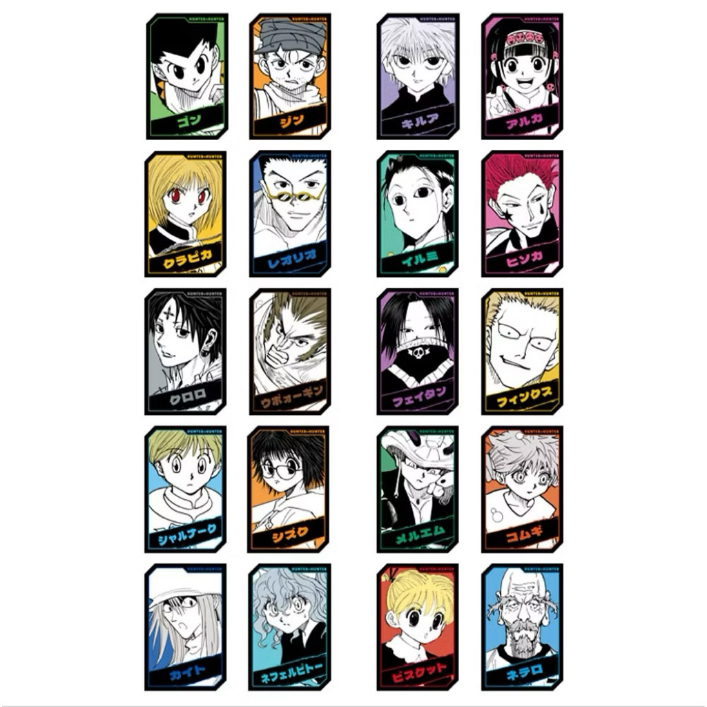 （現貨）獵人 HUNTER×HUNTER 全息卡 閃卡 確認款 酷拉皮卡 西索 伊耳謎 凱特 貓女 雷歐力 團長 飛坦