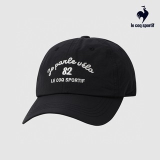 【LE COQ SPORTIF 法國公雞】輕量運動棒球帽 鴨舌帽 帽子 男女款 黑色 LKY03302