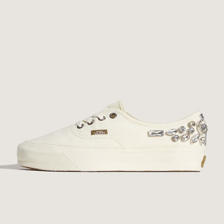 [unclev1966] 代購 VANS PREMIUM AUTHENTIC CHANDELIER 米白 水晶寶石滑板鞋
