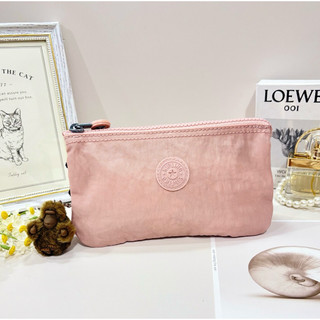 公司貨附發票Kipling 牛奶草莓粉三層包 Creativity L KPK132650PN10