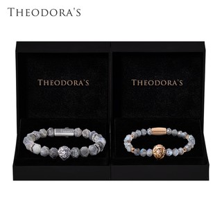 【THEODORA'S】情侶對飾-極光守護 拉長石礦石手鍊 女款&男款【希奧朵拉】拉長石手鍊 天然礦石 能量 女生手鍊