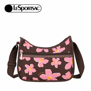 Lesportsac Classic Hobo 經典斜背包 側背包 旅用通勤包 女包(秋日繁花) 情人節禮物