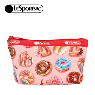 Lesportsac Small Sloan Cosmetic 小梯形化妝包 收納包 盥洗包 女包(甜甜圈派對)