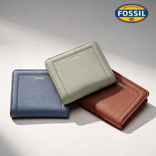 【FOSSIL 官方旗艦館】Madison 真皮經典短夾 (多色可選)