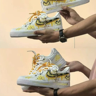 免運！Nike Air Force 1 手繪塗鴉 十二星座系列 客製設計款 彩繪情侶對鞋 嘻哈低幫滑板鞋 藝術家系列