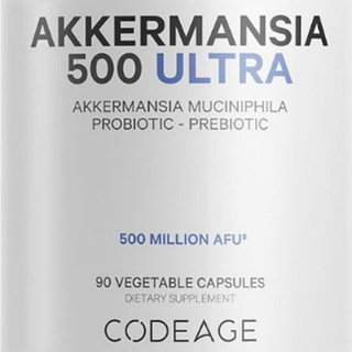 CODEAGE Akkermansia(AKK菌)500Ultra增強型每日益生菌和益生元 90粒-委任快速物流服務