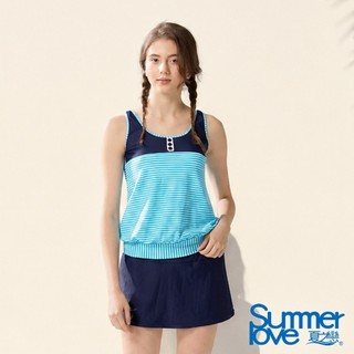 夏之戀SUMMERLOVE大女長版二件式(褲連裙)S23721