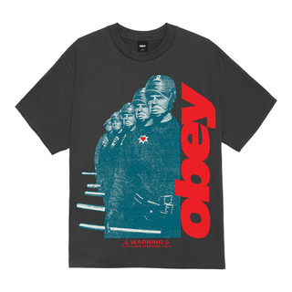 Obey Love Is Brutal Classic - Vintage Black T恤