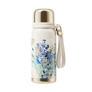 GERM格米 THE MET致敬梵古系列迷你悅動保溫杯（鳶尾花）580ML