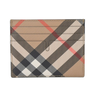 BURBERRY 新款經典格紋長版卡片夾(沙色)｜100%原廠真品｜JS Maxx官方旗艦館