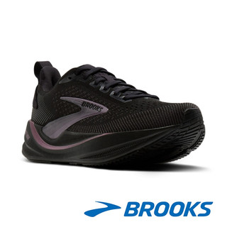 【BROOKS】女 避震緩衝象限 Ghost Max 4 寬楦-120485 -黑紫1D043
