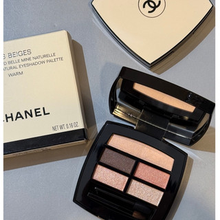 「彩妝小樣」CHANEL 香奈兒五色眼影盤2.8g 時尚立體眼影彩繪盤旅行裝 #warm cool專櫃試色體驗裝 修容盤