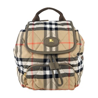 BURBERRY Horseshoe 翻蓋迷你後背包(沙色)｜100%原廠真品｜JS Maxx官方旗艦館