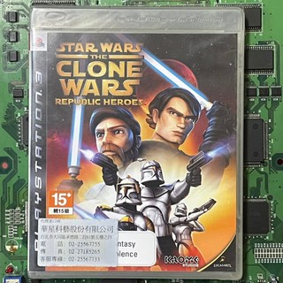 PS3 新古品 Star Wars The Clone Wars Republic Heroes