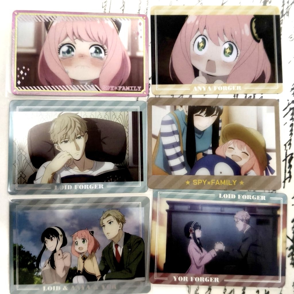 ฅ^ ･ﻌ･ ^ฅ 【現貨】SPY×FAMILY 間諜家家酒 Bandai 收藏卡 洛伊德 約兒 安妮亞