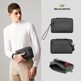 【BRAUN BUFFEL】維克多-CNY 手拿包-黑色(德國小金牛台灣總代理)/BF567-03-BK
