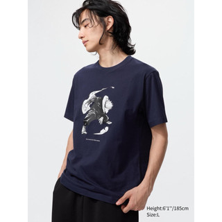 （全新）L號 Uniqlo 男女適穿​ MANGA UT SHUEISHA 100th /咒術迴戰 印花T恤(短袖)