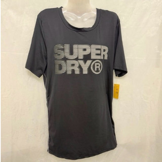 Superdry極度乾燥男款短袖透氣排汗T恤（2XL)深藍色