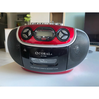CORAL CD-7700 CD手提式音響 USB/SD/FM/CD/卡帶