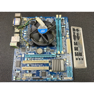 二手良品Intel Pentium G620+技嘉GA-H61M-USB3-B3/DDR3/CPU/1155/原廠風扇/
