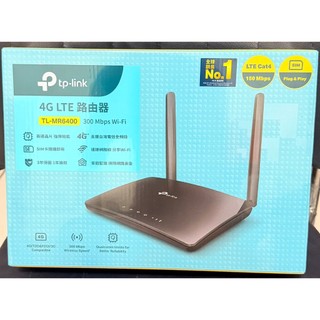 【TP-Link】4G LTE SIM卡無線網路家用 WIFI路由器 TL-MR6400 300Mbps WI-FI