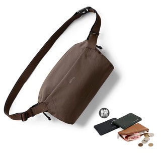 Bellroy Lite Sling 系列單肩斜背包/胸包 -河巖棕 BLLA 送真皮零錢包