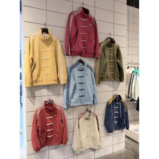 ADIDAS originals 唐裝風格 三葉草 中國風 唐裝 新中式 盤扣 三線外套 保暖外套 男女同款