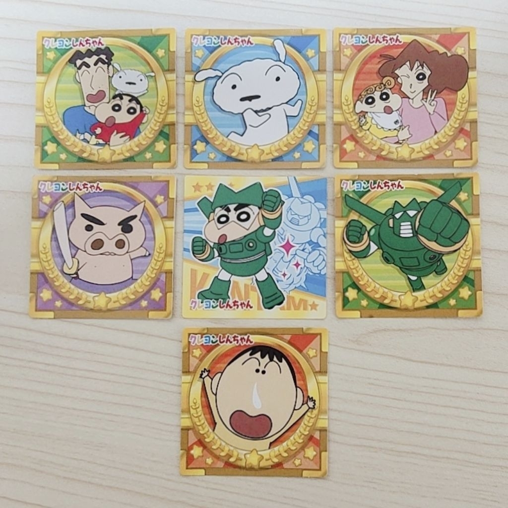 蠟筆小新 巧克比貼紙 多款 巧克比 貼紙 野原新之助 小白 野原向日葵 野原美冴 野原廣志 裝飾 收藏