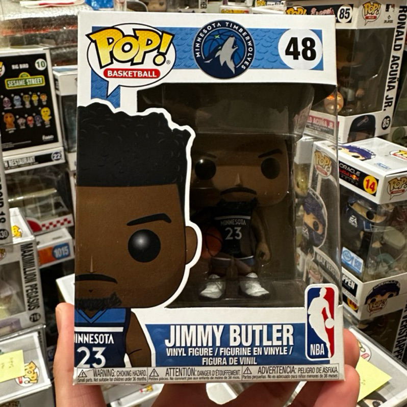 -傑卡玩具- 《美國正版現貨附殼》Funko pop 48 明尼蘇達灰狼隊 Jimmy Bulter 吉巴 #公仔