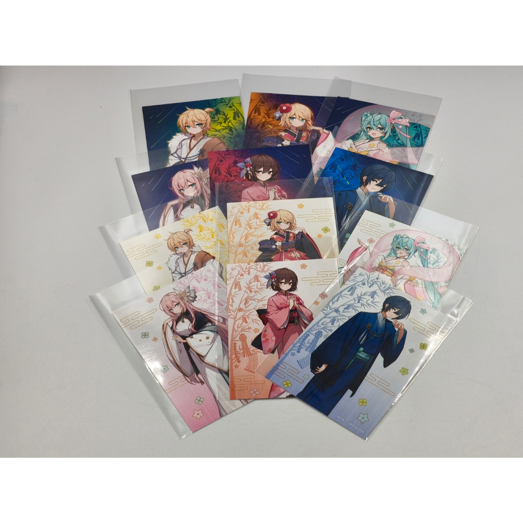 相卡 初音 日本 秋葉原 七夕 2024 初音未來 鏡音鈴 鏡音連 巡音 Kaito Meiko 明信片 卡片