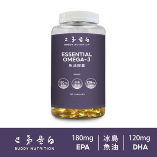 [巴弟蛋白] Omega 3 魚油 膠囊 rTG Fish Oil 錠 MYPROTEIN